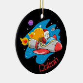 宇宙サンタセラミックオーナメント セラミックオーナメント (右)