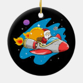 宇宙サンタセラミックオーナメント セラミックオーナメント (裏面)