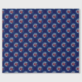 宇宙サンタラッピング紙 ラッピングペーパー (フラット)