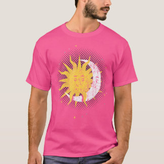 宇宙サンムーンシタル体星占い宇宙A Tシャツ