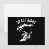 宇宙サーファー アストロノーツ ポストカード (正面/裏面)