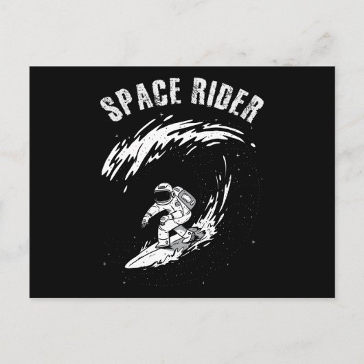 宇宙サーファー アストロノーツ ポストカード (正面)