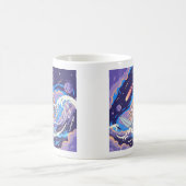 宇宙サーフィン コーヒーマグカップ (中央)