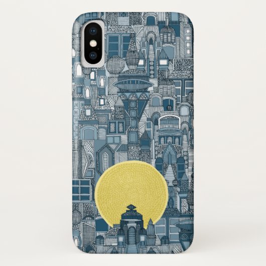 宇宙シティサンブルー Case-Mate iPhoneケース (裏面)