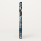 宇宙シティモノブルー Case-Mate iPhoneケース (裏面/右)