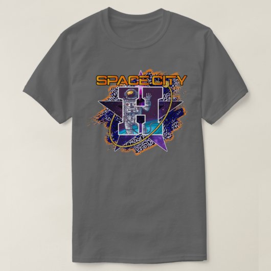 宇宙シティレオパード野球 Tシャツ (デザイン正面)