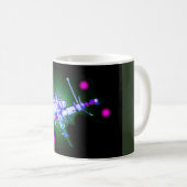 宇宙シャトルと駅 コーヒーマグカップ (正面右)