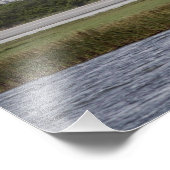 宇宙シャトルの滑走路での発見 フォトプリント (角)