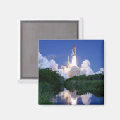 宇宙シャトルの発射 マグネット (正面/裏面)