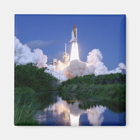 宇宙シャトルの発射 マグネット (正面)