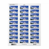 宇宙シャトルの発射 ラベル (フルシート)