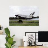 宇宙シャトルの着陸(STS-108) ポスター (ホームオフィス)