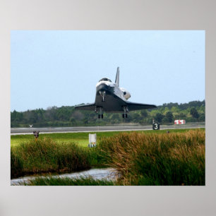 宇宙シャトルの着陸(STS-108) ポスター
