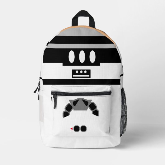 宇宙シャトルをテーマ プリントバックパック (正面)