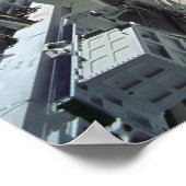 宇宙シャトルアトランティスからの地球の眺め(STS-66) ポスター (角)