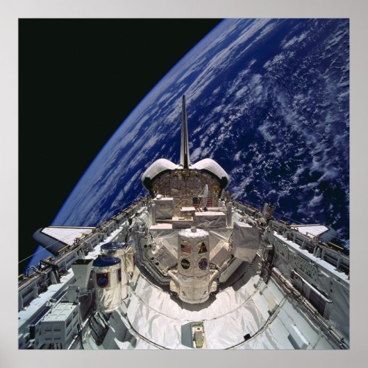 宇宙シャトルアトランティスからの地球の眺め(STS-66) ポスター (正面)