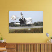 宇宙シャトルアトランティスがドラッグシュート2 キャンバスプリント (インサイチュ (リビング))