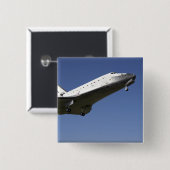 宇宙シャトルアトランティスが滑走路33に接近2 缶バッジ (正面&裏面)