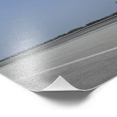 宇宙シャトルアトランティスが滑走路33に接近 フォトプリント (角)