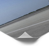 宇宙シャトルアトランティスが滑走路33に接近 ポスター (角)