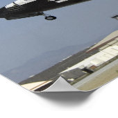 宇宙シャトルアトランティスが着陸の準備をする ポスター (角)