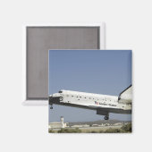 宇宙シャトルアトランティスが着陸の準備をする マグネット (正面/裏面)