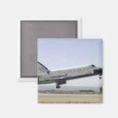 宇宙シャトルアトランティスが着陸の準備2 マグネット (正面/裏面)