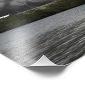 宇宙シャトルアトランティスが離陸する フォトプリント (角)