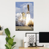 宇宙シャトルアトランティスが離陸する ポスター (ホームオフィス)