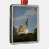 宇宙シャトルアトランティスが7をリフト メタルオーナメント (右)