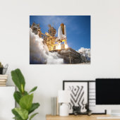 宇宙シャトルアトランティスがSTS-132ミッションを開始 ポスター (ホームオフィス)