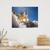 宇宙シャトルアトランティスがSTS-132ミッションを開始 ポスター (キッチン)