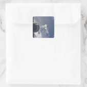 宇宙シャトルアトランティスとロシアの宇宙船 スクエアシール (バッグ)