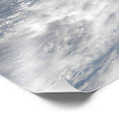 宇宙シャトルアトランティスのペイロードベイをバックドロップ フォトプリント (角)