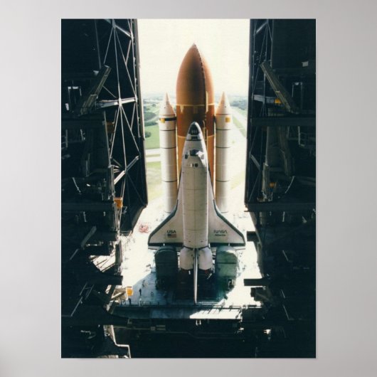 宇宙シャトルアトランティスの展開(STS-79) ポスター (正面)