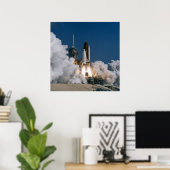 宇宙シャトルアトランティスの打ち上げ(STS-46) ポスター (ホームオフィス)