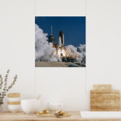 宇宙シャトルアトランティスの打ち上げ(STS-46) ポスター (キッチン)