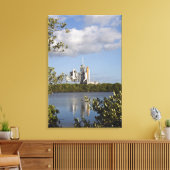 宇宙シャトルアトランティスの準備ができている キャンバスプリント (インサイチュ (リビング))