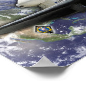 宇宙シャトルアトランティスの献上品ポスター ポスター (角)