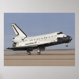 宇宙シャトルアトランティスの着陸(STS-27) ポスター