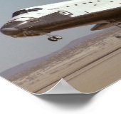 宇宙シャトルアトランティスの着陸(STS-61B) ポスター (角)