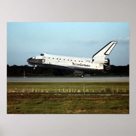 宇宙シャトルアトランティスの着陸(STS-79) ポスター (正面)