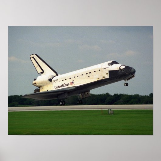 宇宙シャトルアトランティスの着陸(STS-84) ポスター (正面)