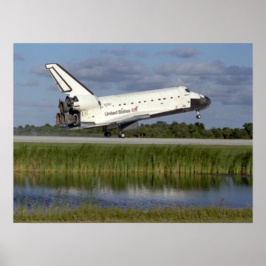 宇宙シャトルアトランティスの着陸(STS-86) ポスター (正面)