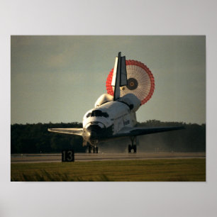 宇宙シャトルアトランティスの着陸(STS-86) ポスター