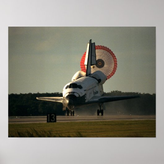 宇宙シャトルアトランティスの着陸(STS-86) ポスター (正面)