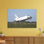 宇宙シャトルアトランティスのtouchは滑走路3に下る キャンバスプリント (インサイチュ (リビング))