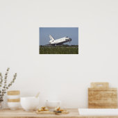 宇宙シャトルアトランティスのtouchは滑走路3に下る ポスター (キッチン)