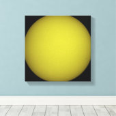 宇宙シャトルアトランティスはシルエットで見られる キャンバスプリント (インサイチュ (ウッドフロア))