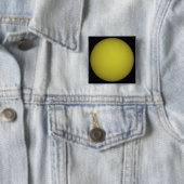 宇宙シャトルアトランティスはシルエットで見られる 缶バッジ (インサイチュ)